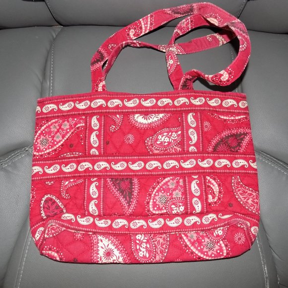 Vera Bradley Mesa Red Handbag Retired July 2008 - Picture 2 of 4